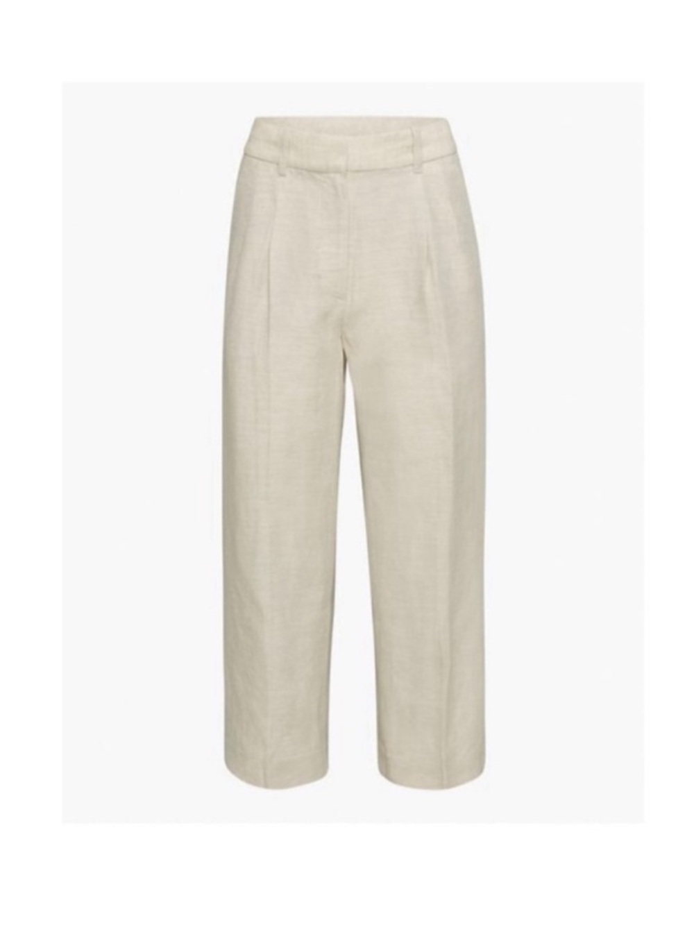 Wilfred Effortless linen cropped 2 short Natural ecru